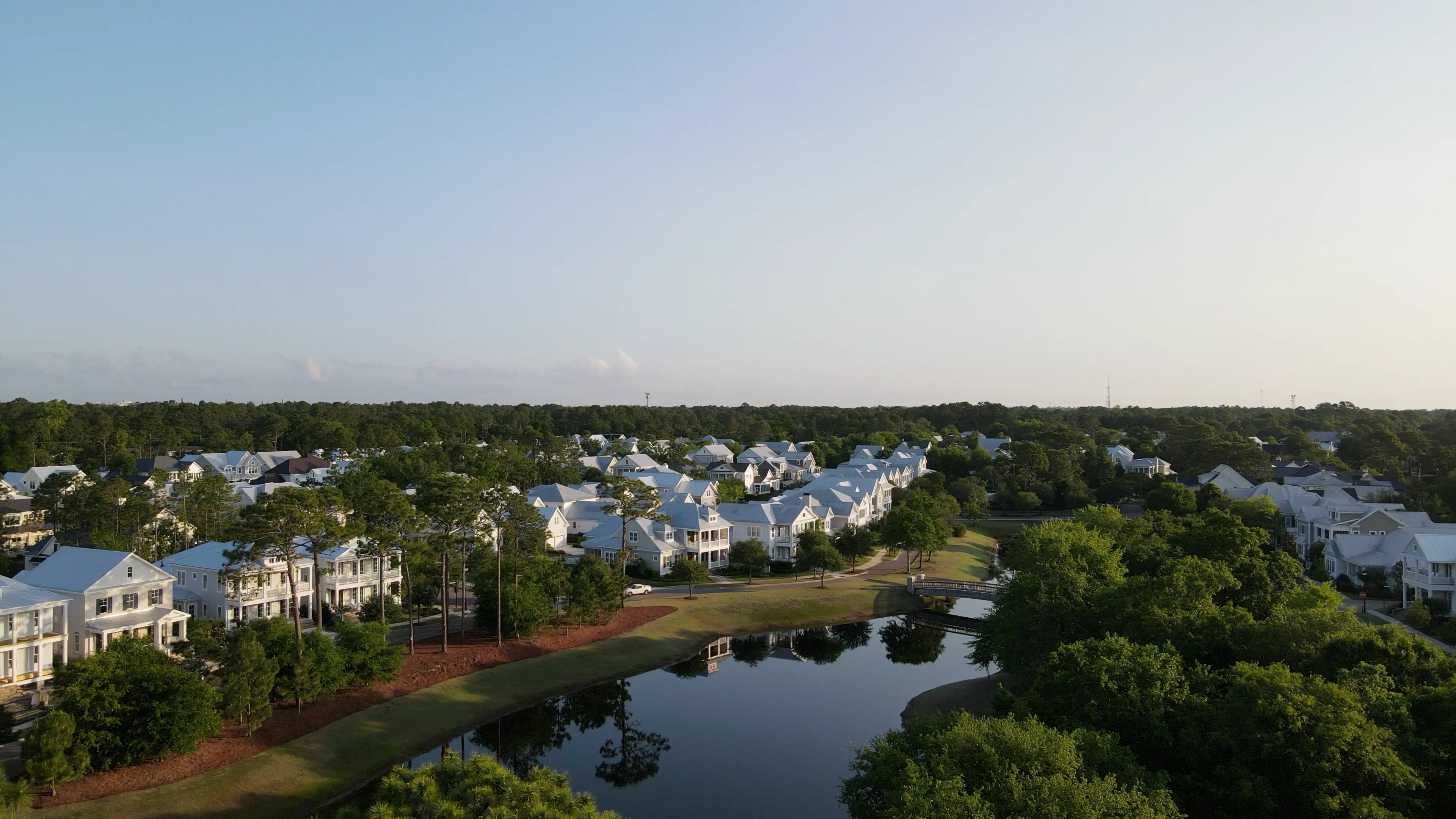 Autumn Hall - aerial view