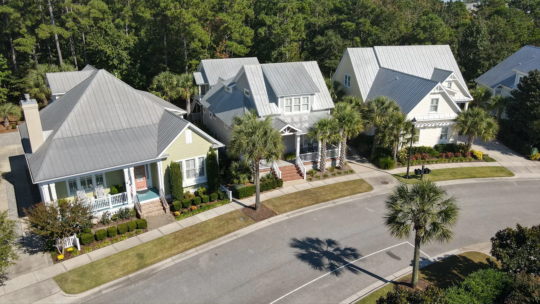 Parkside - aerial view