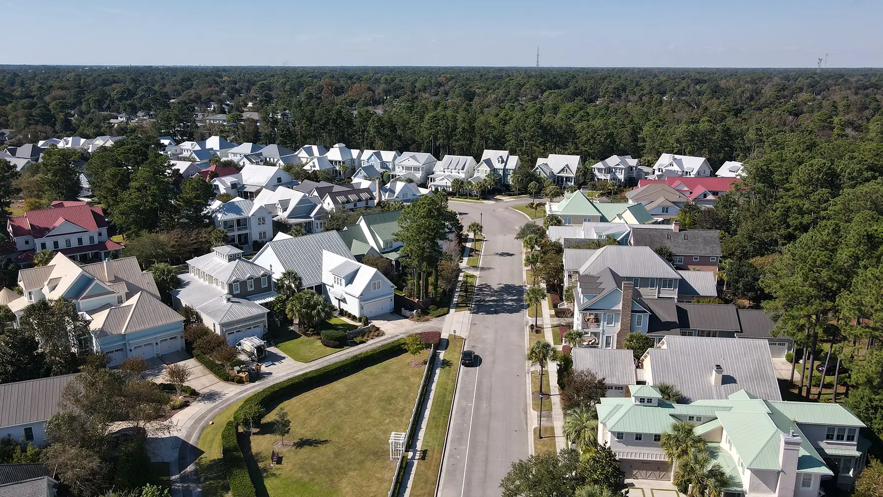 Parkside - aerial view